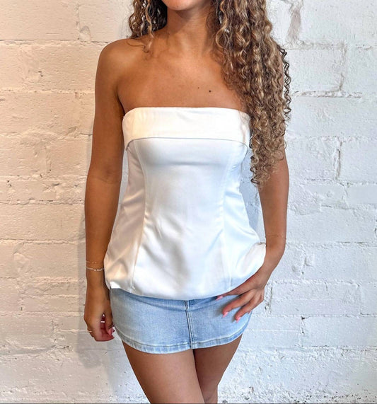 Cotton Candy La - Dream Strapless Top