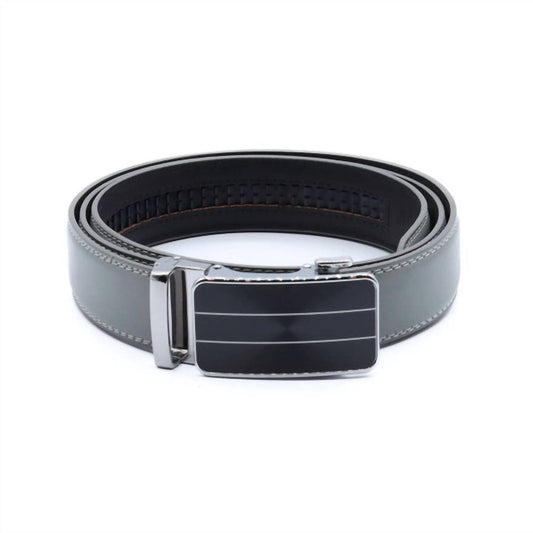 Selini New York - Men's Genuine Leather Sliding Buckle Ratchet Belt