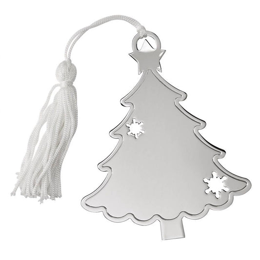 Creative Gifts International - Holiday Tree Shaped Ornament With Snowflake Cutouts