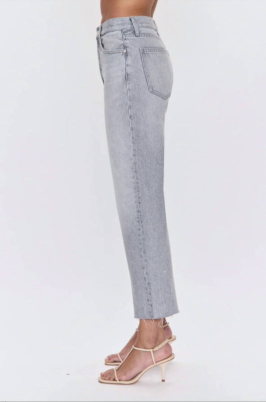 Pistola - Cassie Crop Super High-rise Straight Jeans