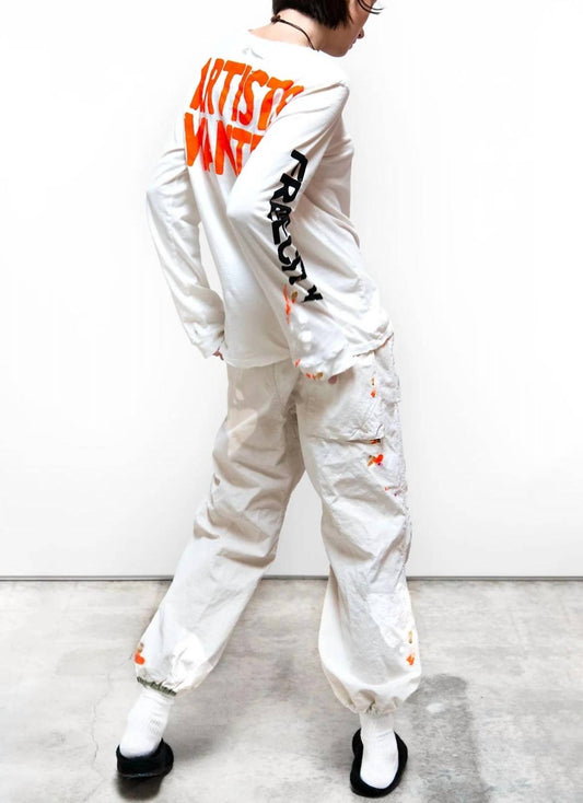 Freecity - "Artists Wanted" Paint Super Vintage Long Sleeve Tee