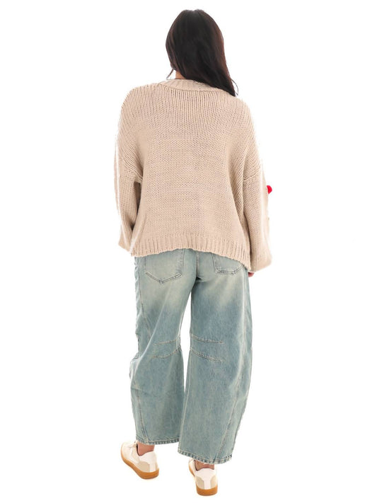 Ee:Some - Heartfelt Knit Cardigan