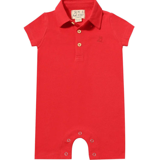 Me & Henry - Kid's Pique Polo Shortall