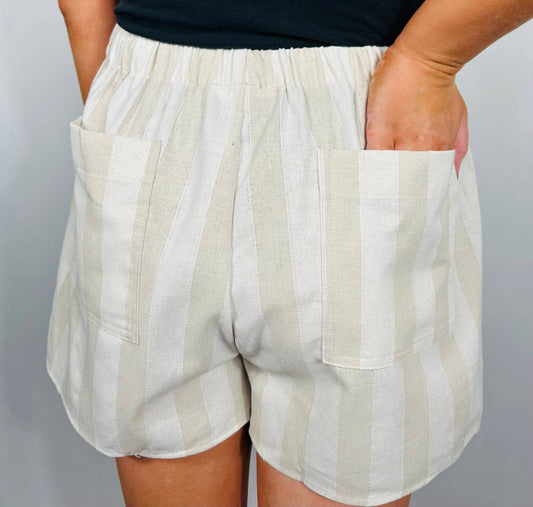 Wishlist - Striped Linen Shorts
