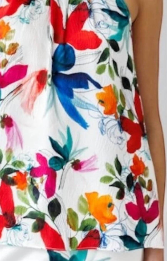 Go By Go Silk - Draped Over Halter Top