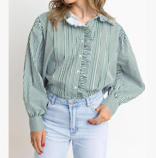 Karlie - Prim And Proper Ruffle Shirt