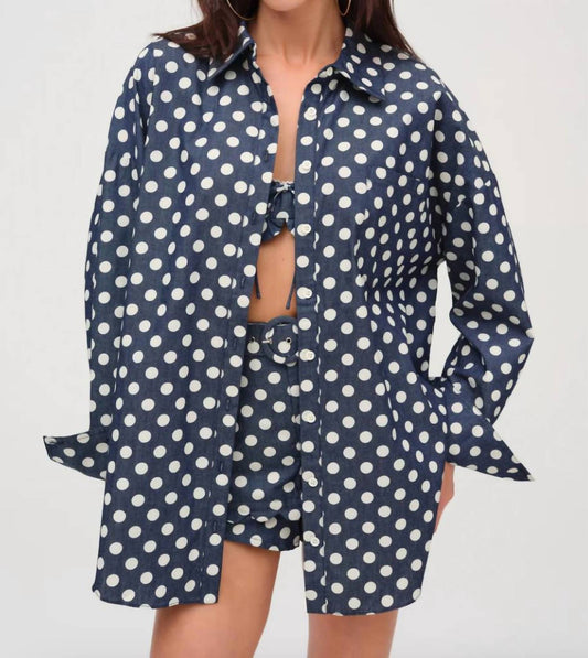 For Love & Lemons - Dolly Dot Button Down