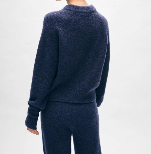 White + Warren - Boucle Cashmere Blend Sweatshirt