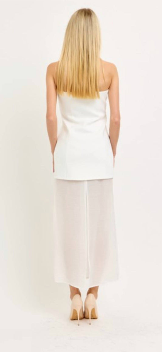 Lena - Contrast Maxi Dress