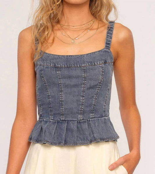 Heartloom - Peplum Tank Top