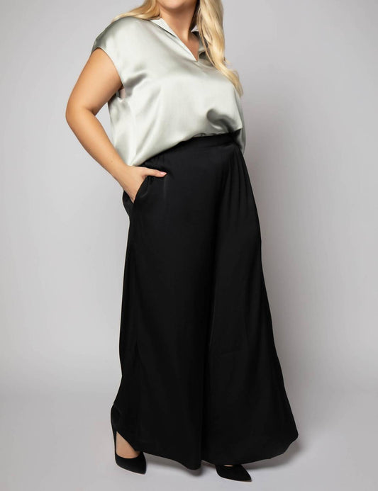Nouvelle / Silk95Five - Queensland Wide Leg Pants - Plus