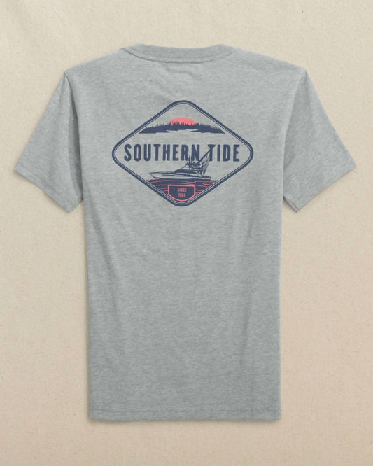 Southern Tide - Boy's Marsh Boat Short Sleeve T-shirt