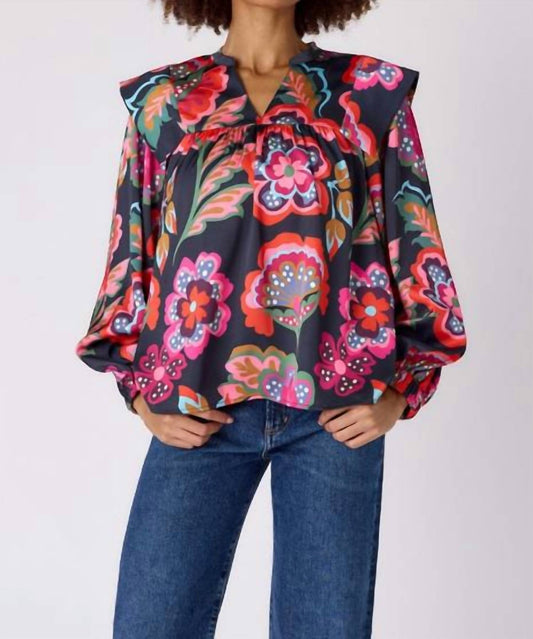 Crosby By Mollie Burch - Gaines V Neck Long Sleeve Top