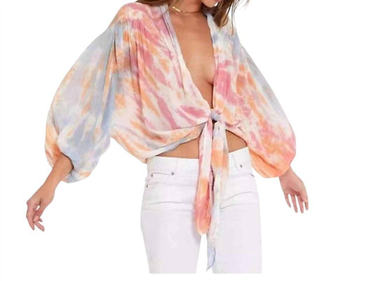 Young Fabulous & Broke - Carmen Tie Dye Blouse