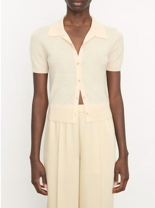 Vince - Collared Button Up Sweater