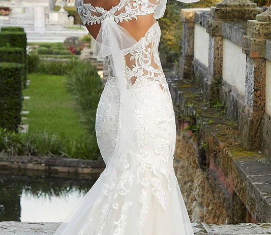 Morilee - Tie Back Bishop Sleeves