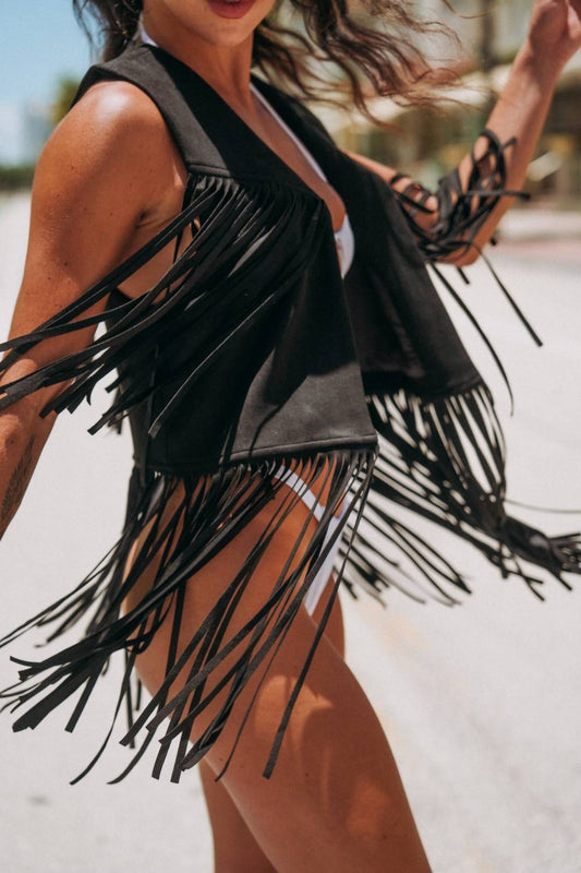 Saints & Hearts - Falling Fringe Vest