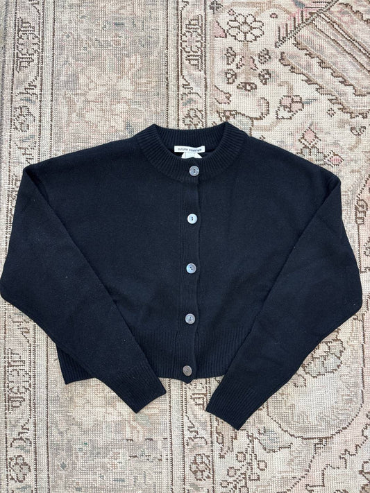 Autumn Cashmere - Women's Cropped Button Down Cardigan