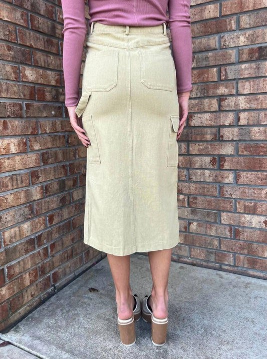 Papermoon - Indie Cargo Denim Skirt