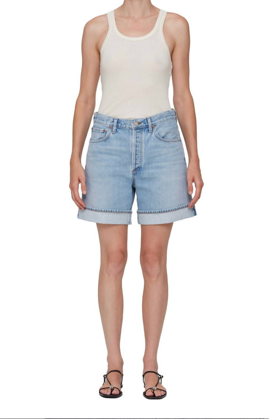Agolde - Dame Cuff Denim Short