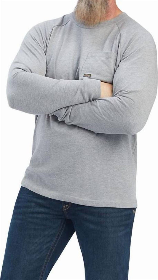 Ariat - Cotton Strong Long Sleeve Pocket Tee