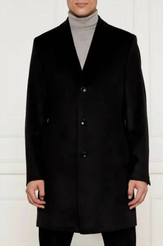 Hugo Boss - Men's Jared Topper Coat With Button Closure