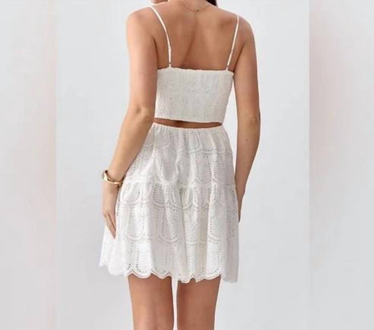 Greylin - Eyelet Pineapple Dress