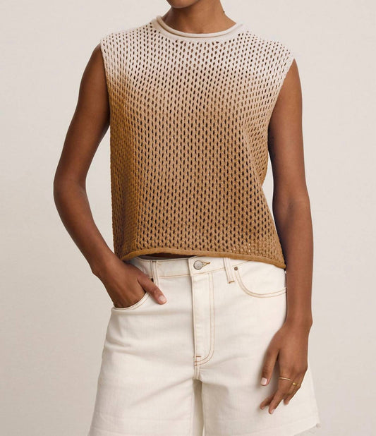 Velvet By Graham & Spencer - Mesh Tee Sweater