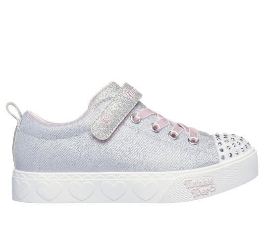Skechers - Girls Heart Steps Shimmer Sweetie Shoes