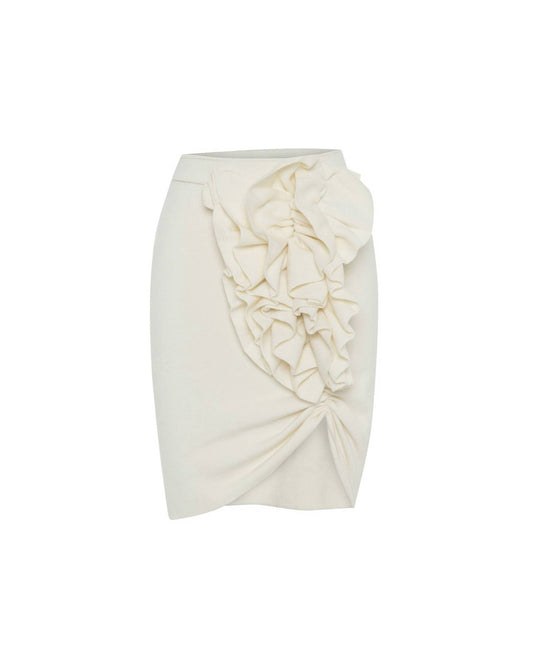 Theo The Label - Women's Nomia Ruffle Knit Skirt
