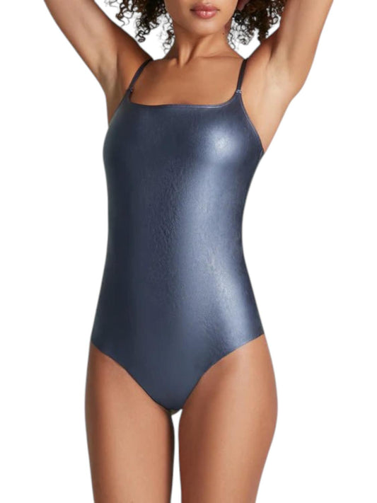 Commando - Faux Leather Cami Bodysuit