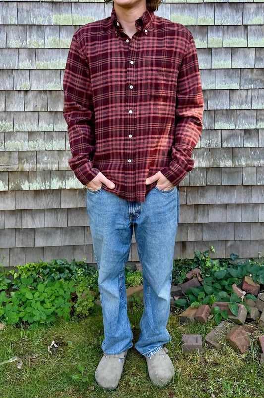 Hartford - Pitt Light Plaid Flannel Shirt