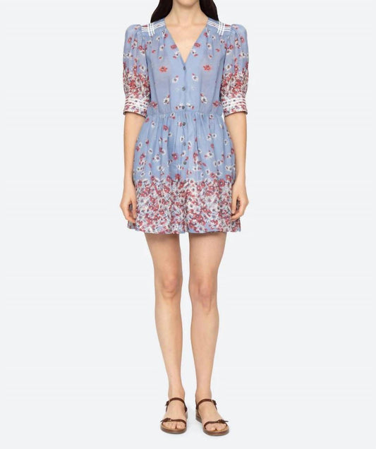 Sea - Whitney Print Puff Sleeve Dress