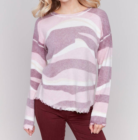 Charlie B - Reversible Printed Sweater