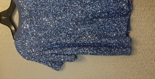 Insight - blue sequine shirt