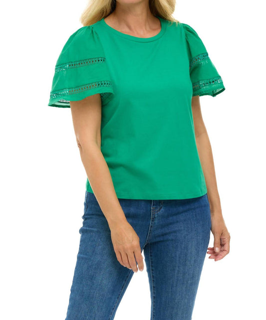 Tribal - Flutter Short Sleeve Top