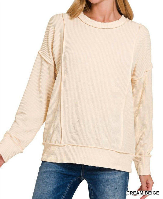 Zenana - Mia Corded Pullover