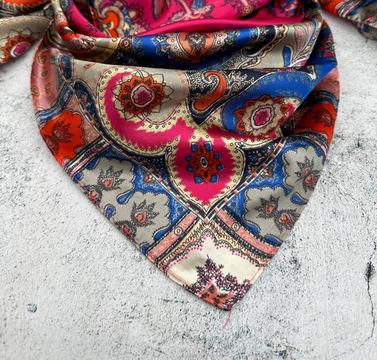 Tc Ranchwear - Women's Faceted Western Southwestern Wild Rag Scarf Accent