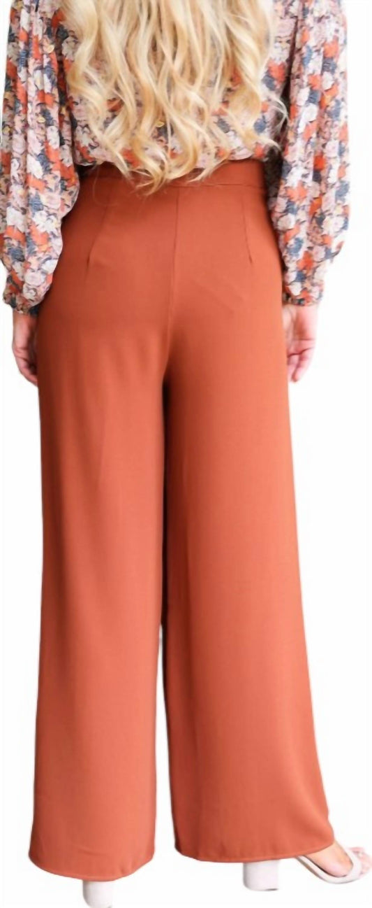 She + Sky - Woven Wide Pants