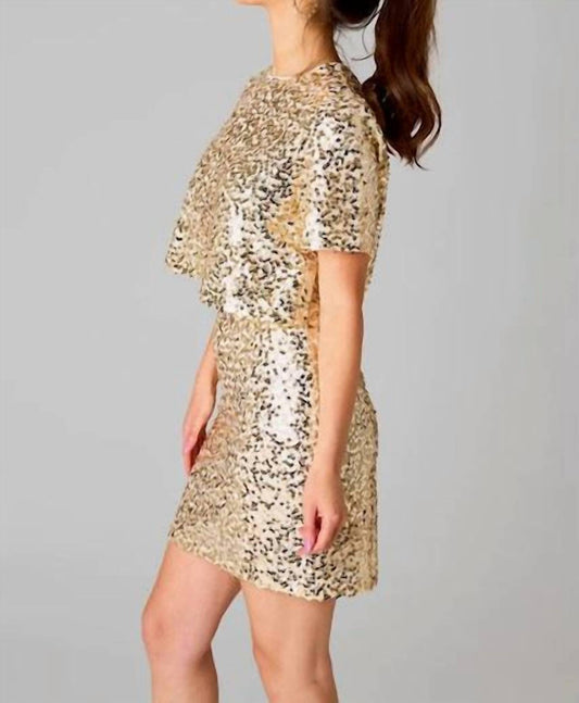 Buddylove - Spicy Sequin Top And Skirt Set