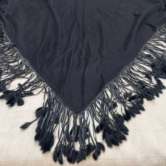 Lanificio Colombo - Women's Leather Fringe Shawl
