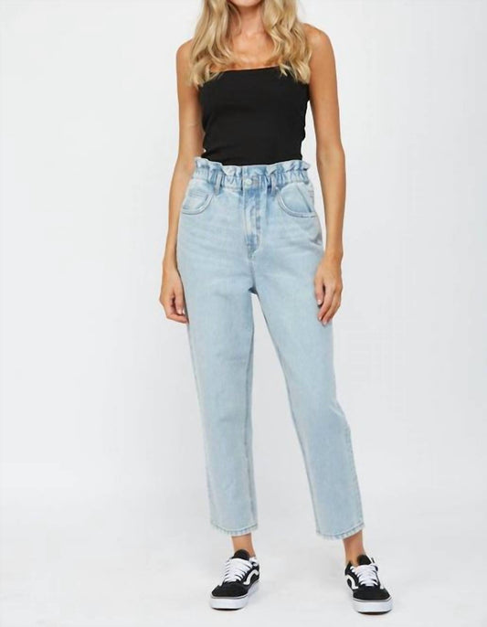 Mica Denim - Paperbag Super High Mom Jeans