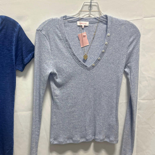 Goldie - Women's Skyline Snap Ribbed Top