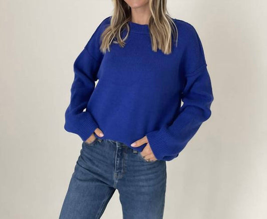 Six/Fifty - Hem Crewneck Sweater