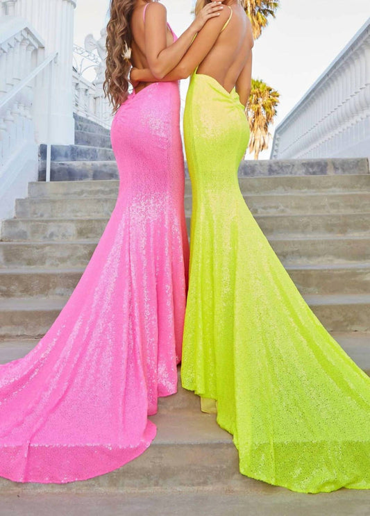 Portia&Scarlett - Plunging V-neck Gown