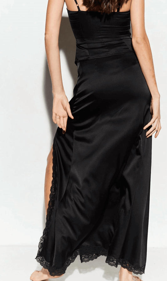 Vannina Vesperini - Silk Slit Maxi Skirt