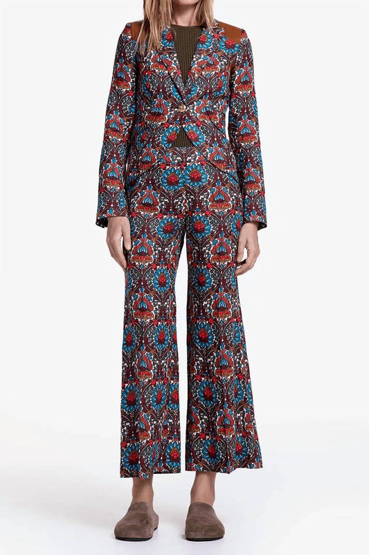 Smythe - Cropped Side Zip Pant