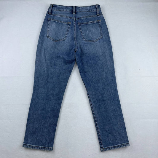 Ceros - Women's Cropped High Rise Straight Jean - Plus