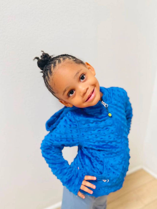 Limeapple - Girls' Minky Bubble Hoodie