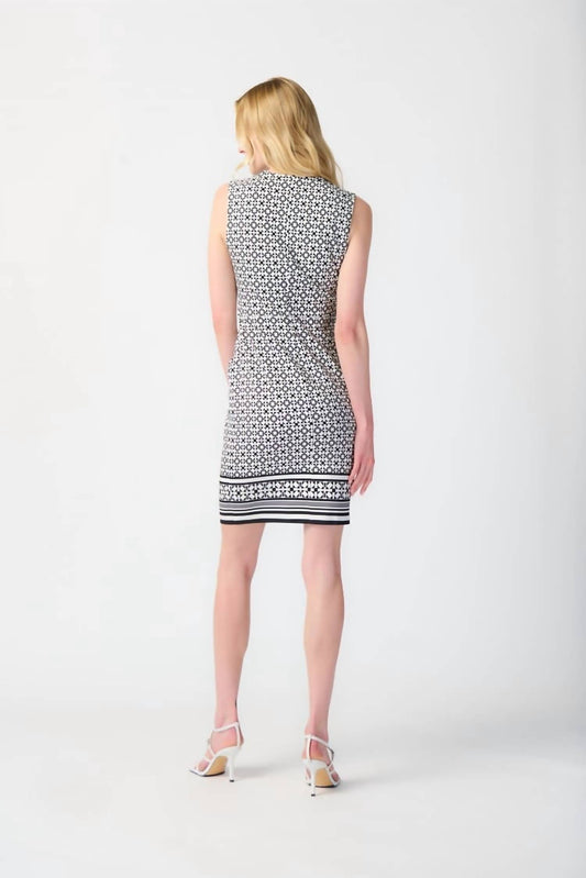 Joseph Ribkoff - Geometric Print Millenium Sheath Dress